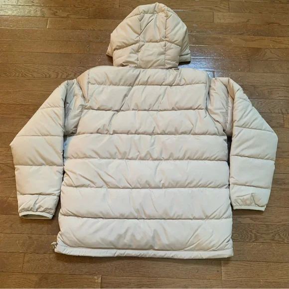 Old Navy Mens Hooded Quilted Puffer Jacket | S | Stone NEW!! - Picture 4 of 10